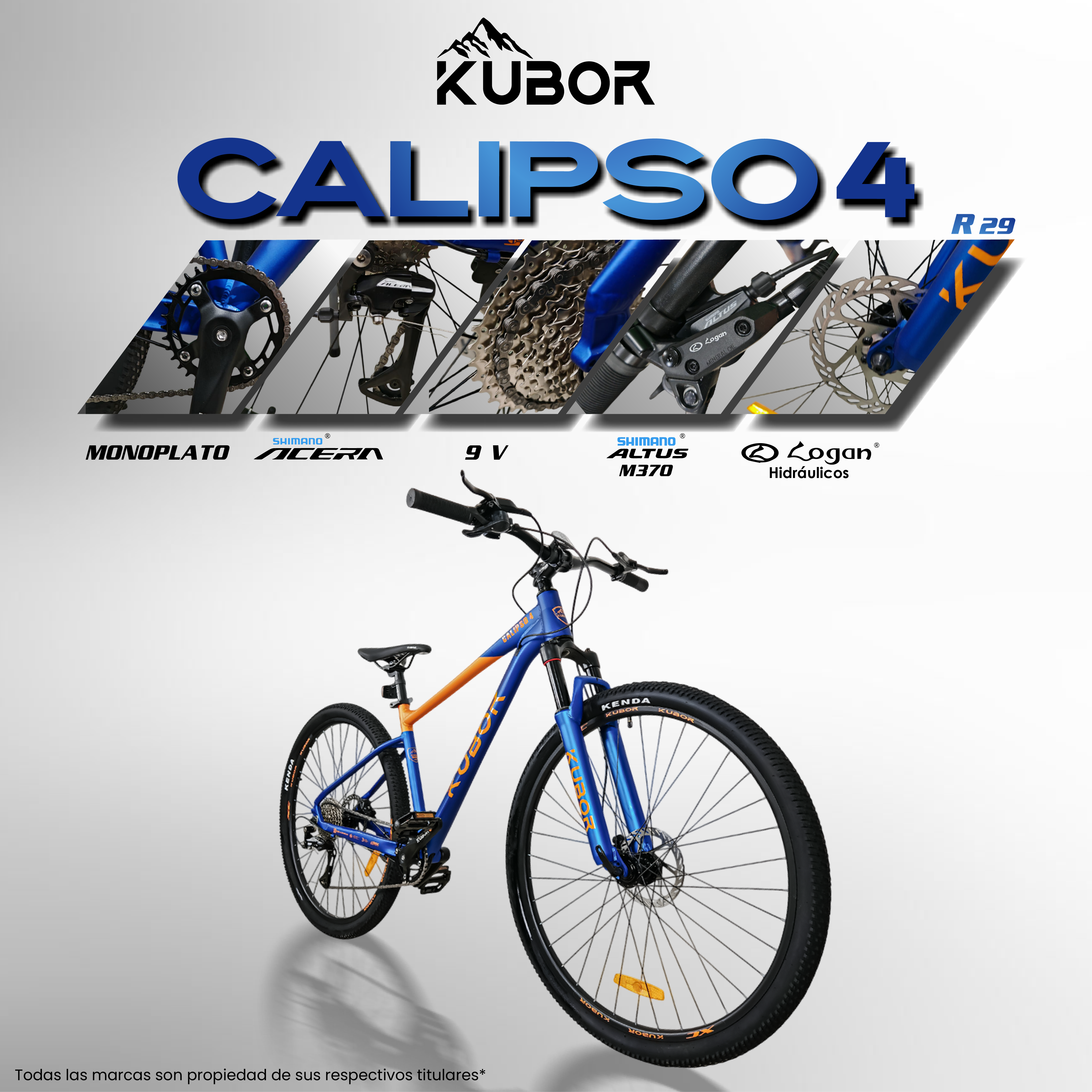 Bicicleta de Montaña Calipso 4 Rodada 29 9V