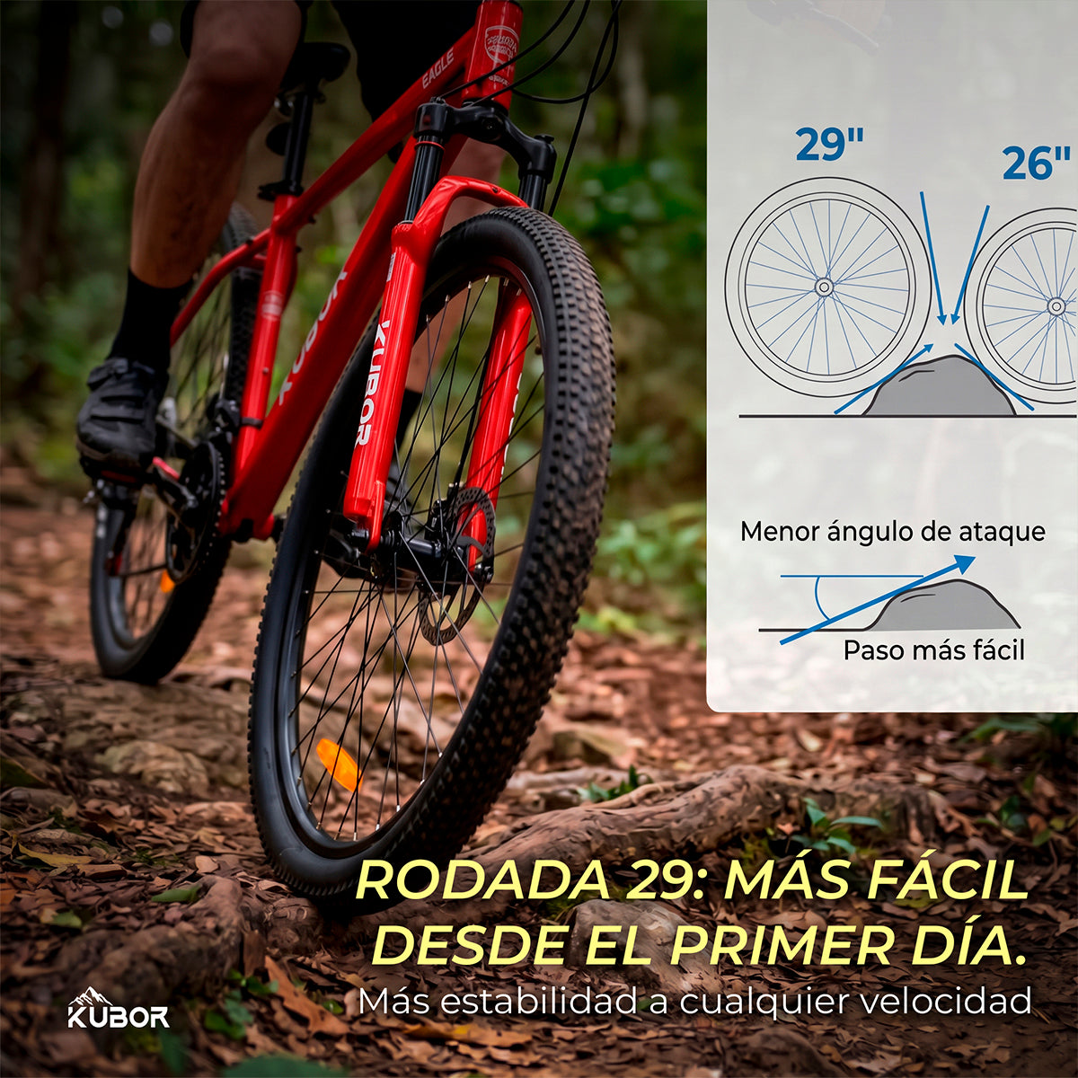 Bicicleta de Montaña Eagle R29 de 21V KUBOR