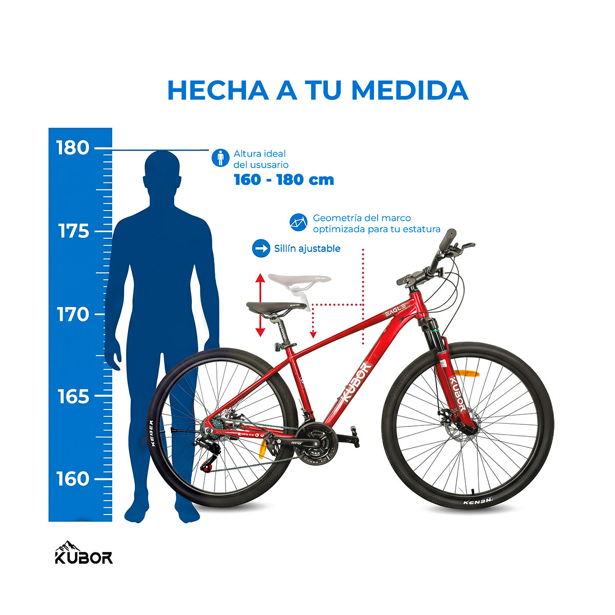 Bicicleta de Montaña Eagle R29 de 21V KUBOR