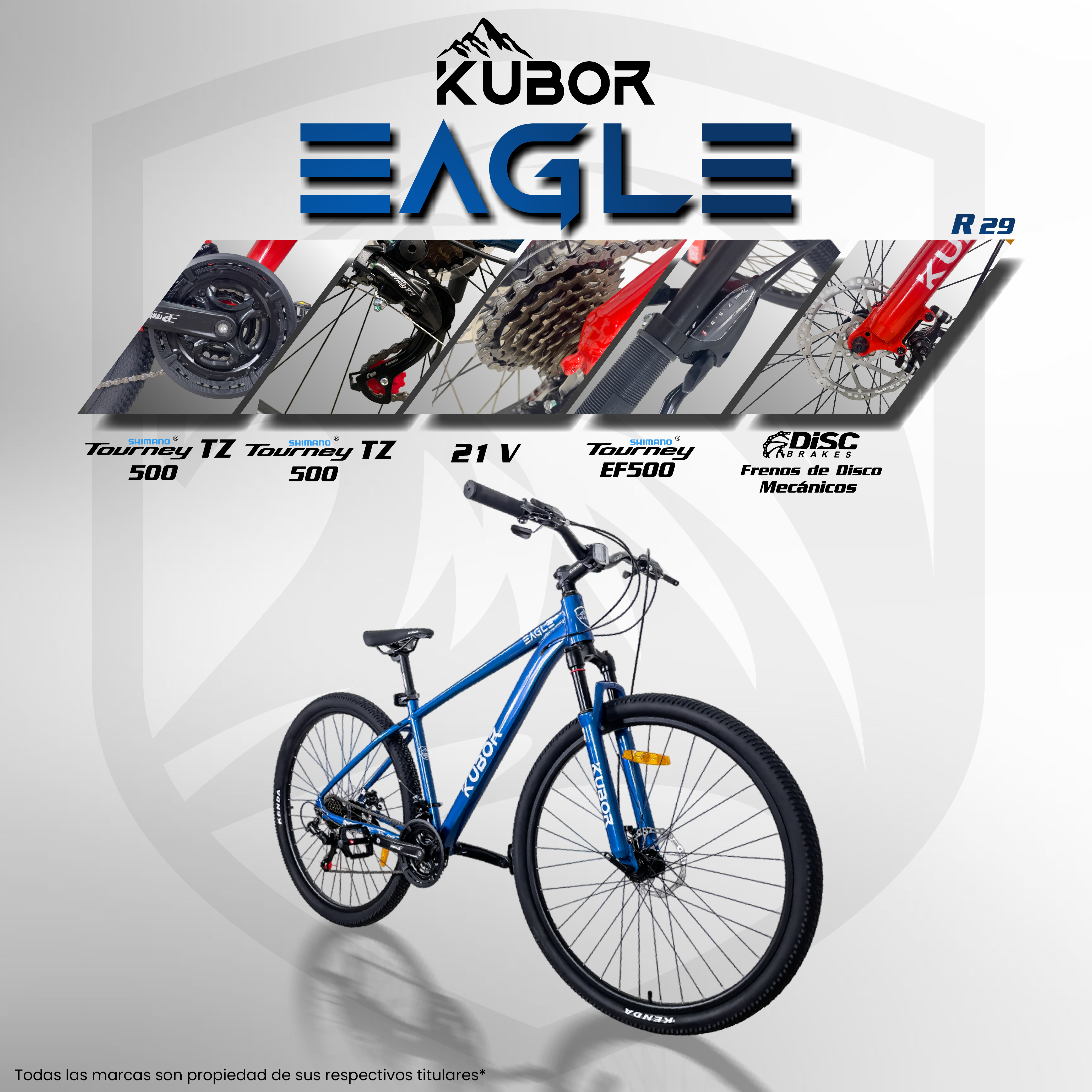 Bicicleta de Montaña Eagle R29 21V Shifters Shimano