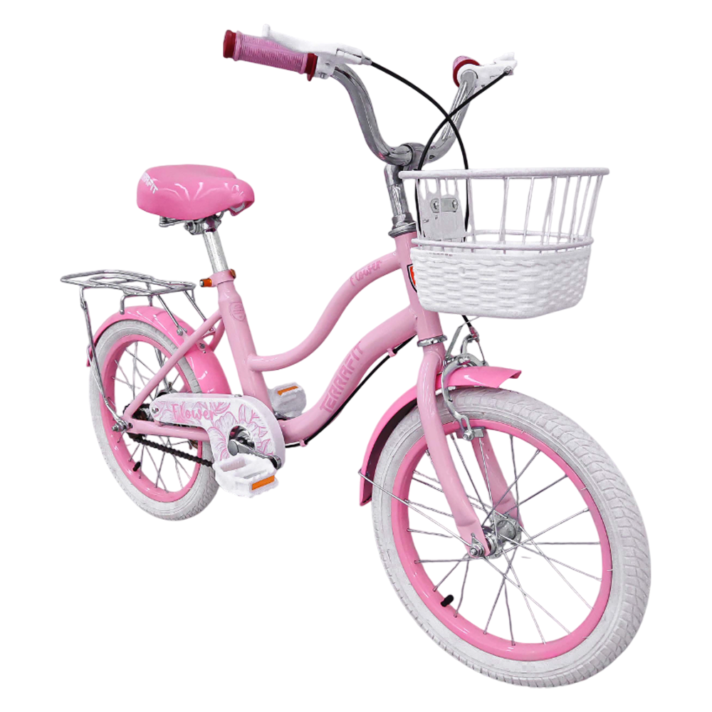 Bicicleta Infantil Para Niña FLOWER R16