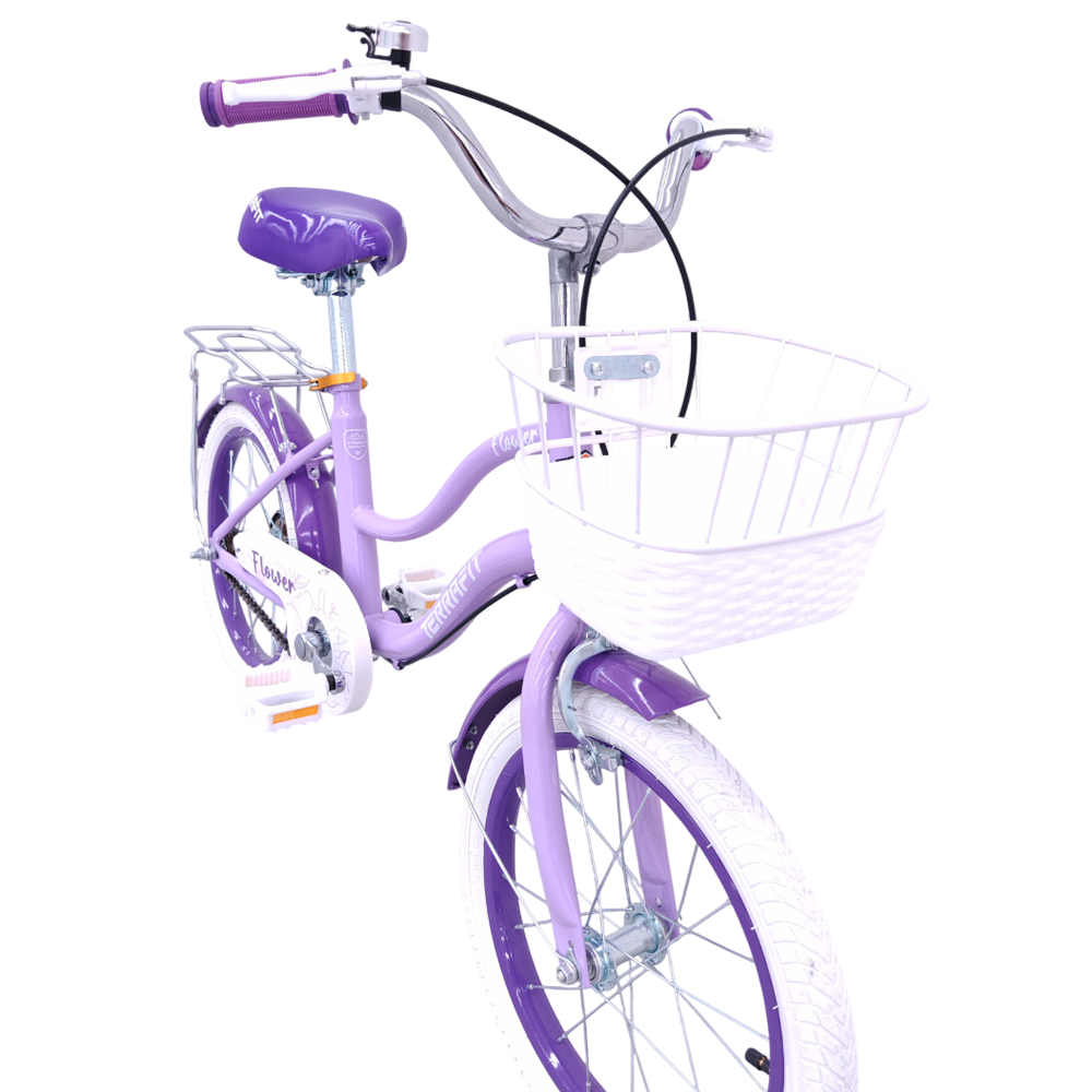 Bicicleta Infantil Para Niña FLOWER R16