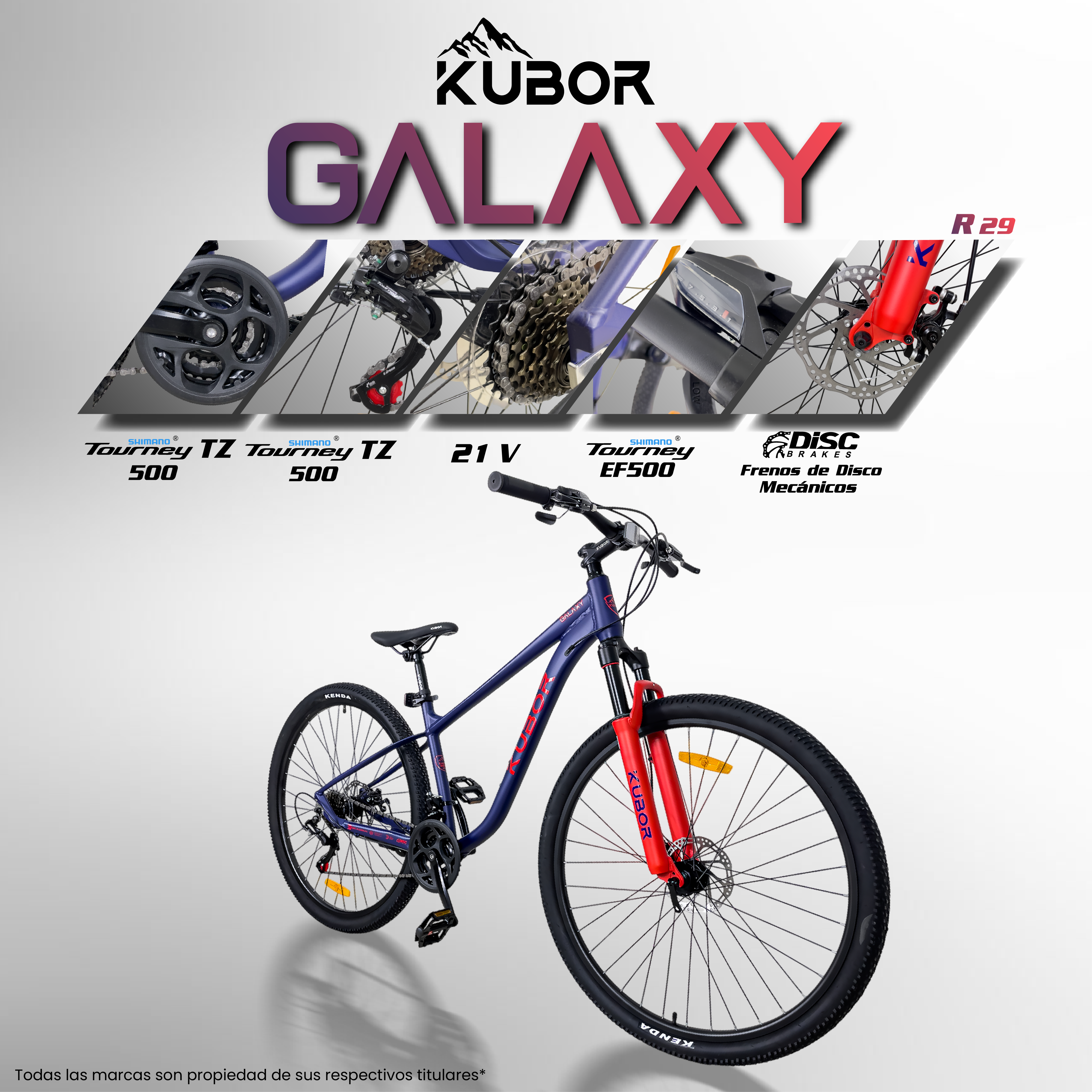 Bicicleta de Montaña GALAXY R29 21V