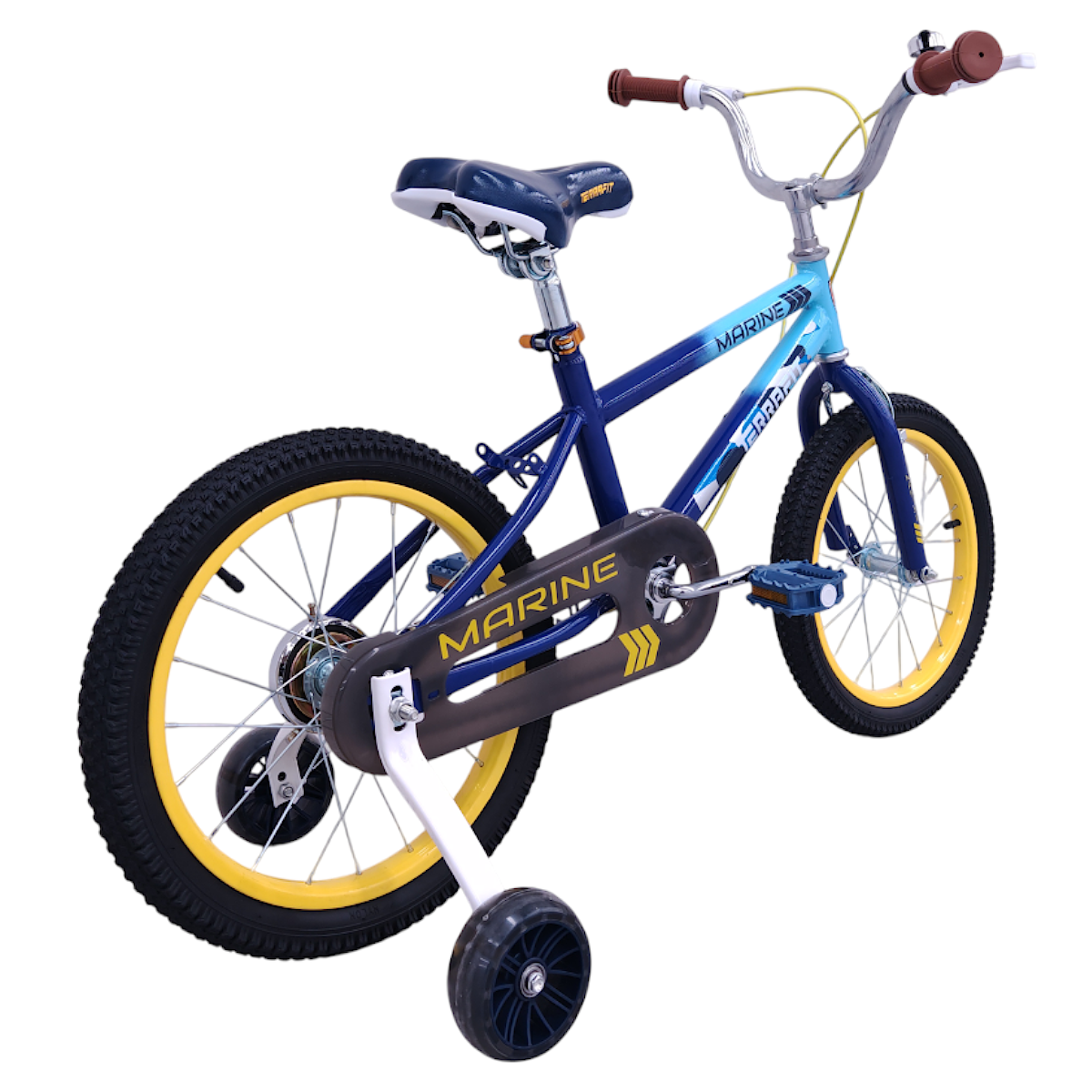 Bicicleta Infantil Para Niño MARINE R16 Azul