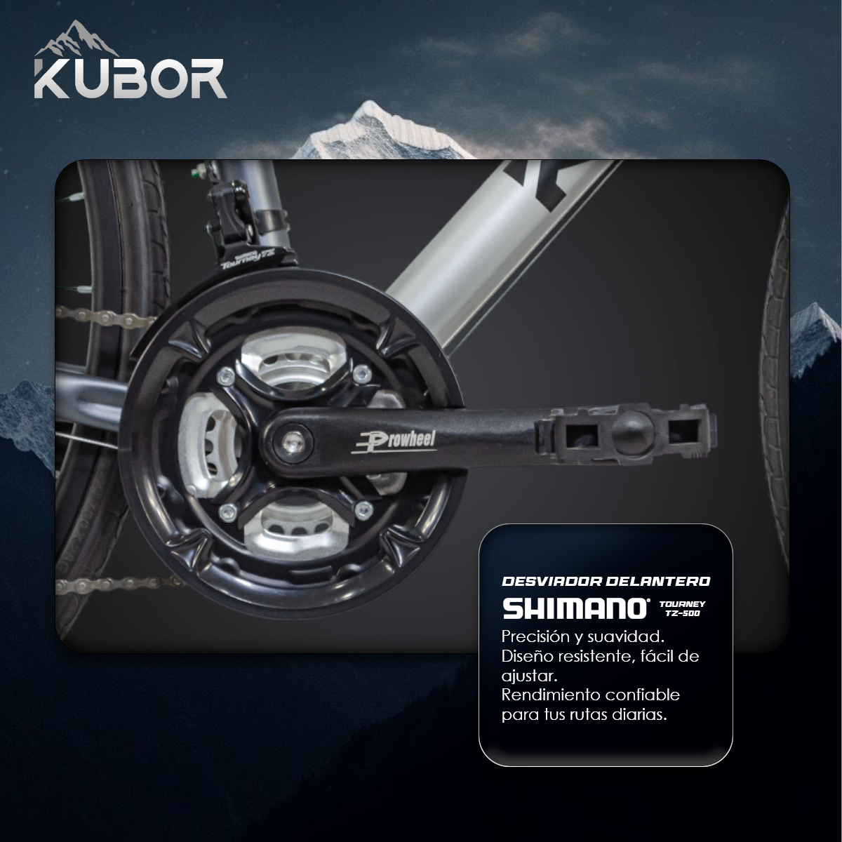 Bicicleta Híbrida Medusa R700 24V KUBOR