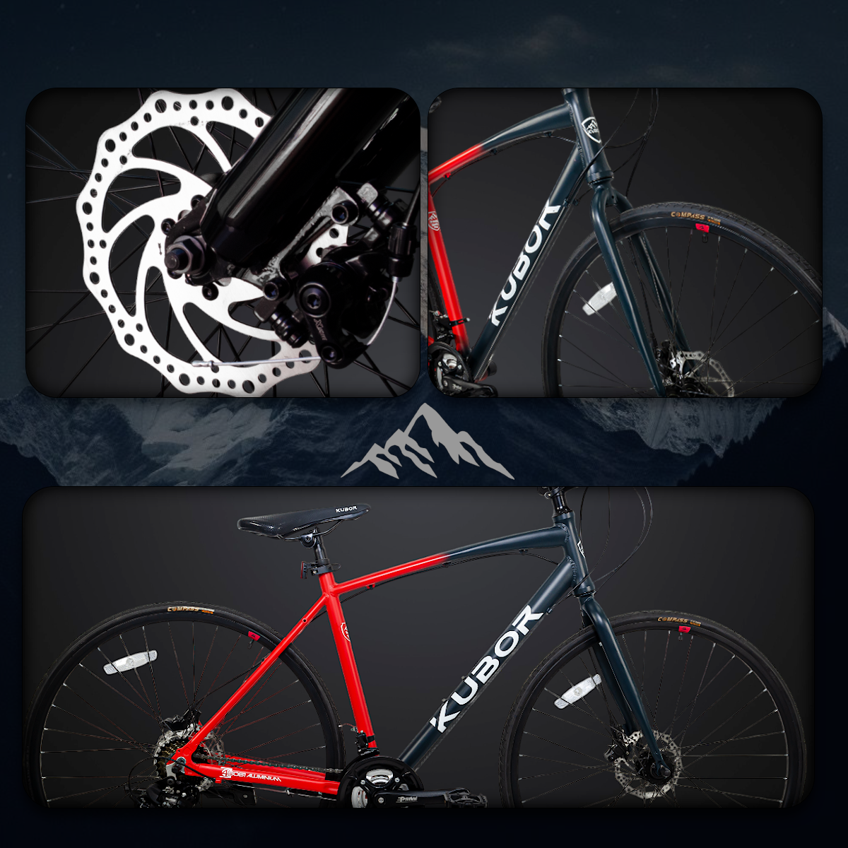 Bicicleta Híbrida Medusa R700 24V KUBOR