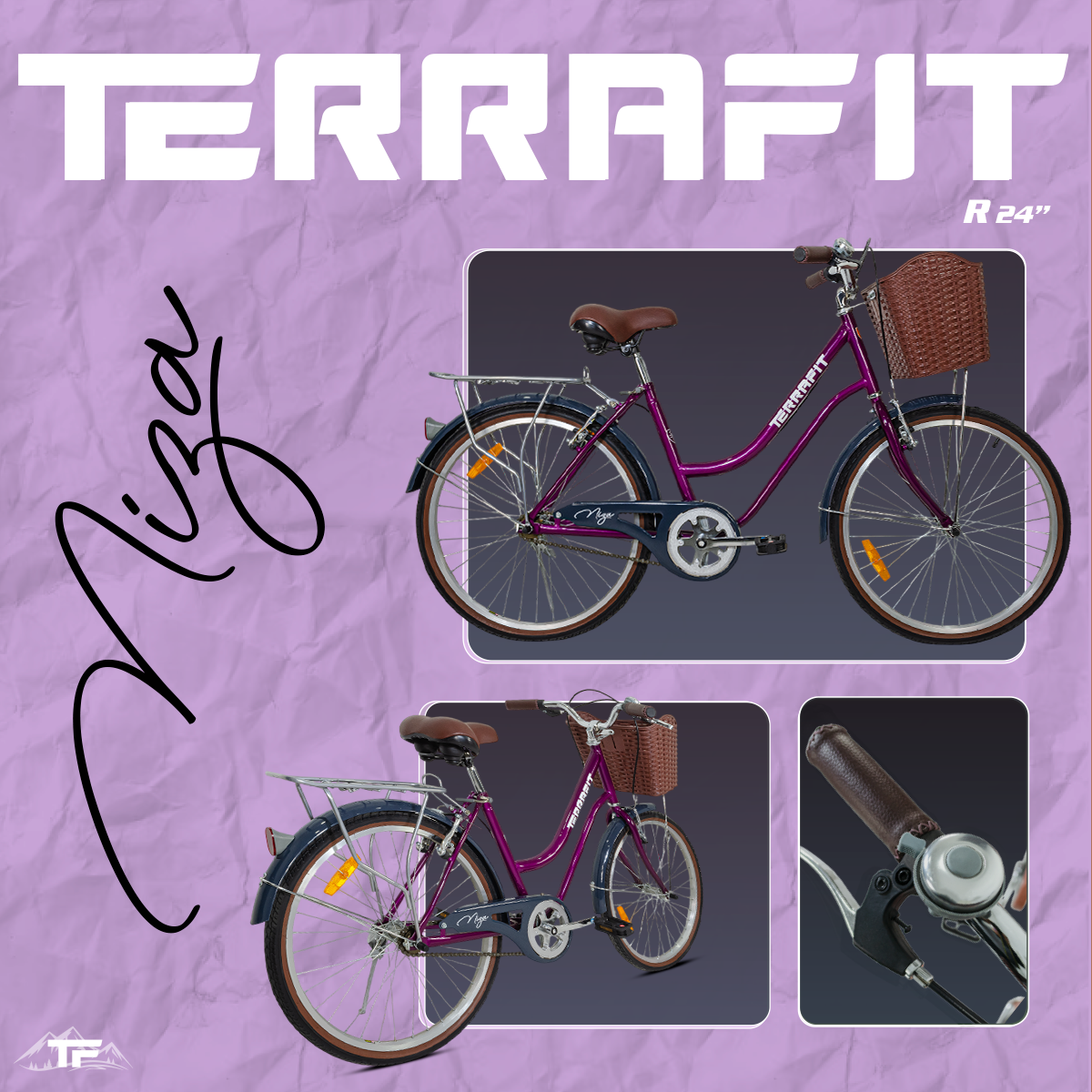 Bicicleta Vintage Niza R24 Terrafit