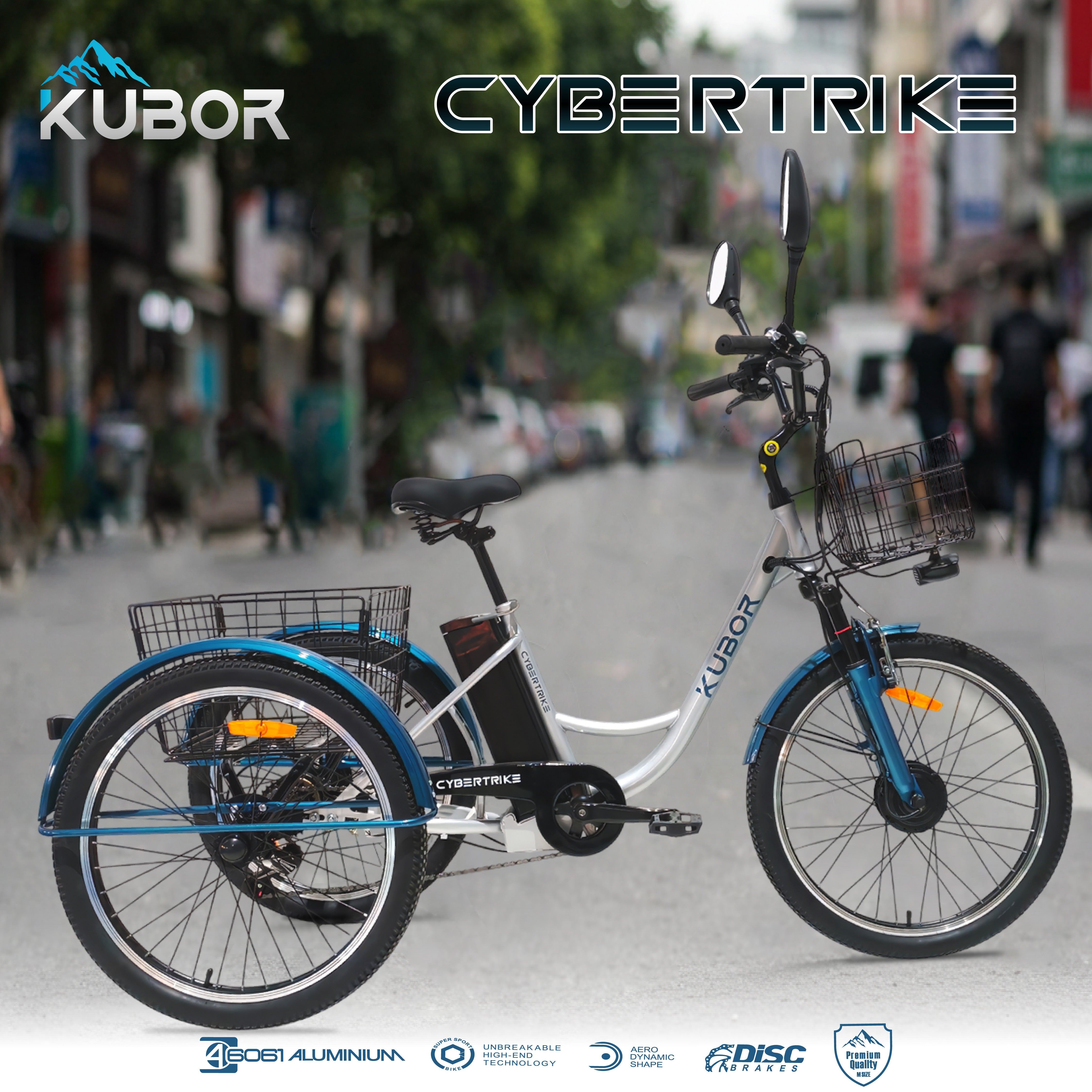 Triciclo Eléctrico para Adulto CYBERTRIKE R24 7V