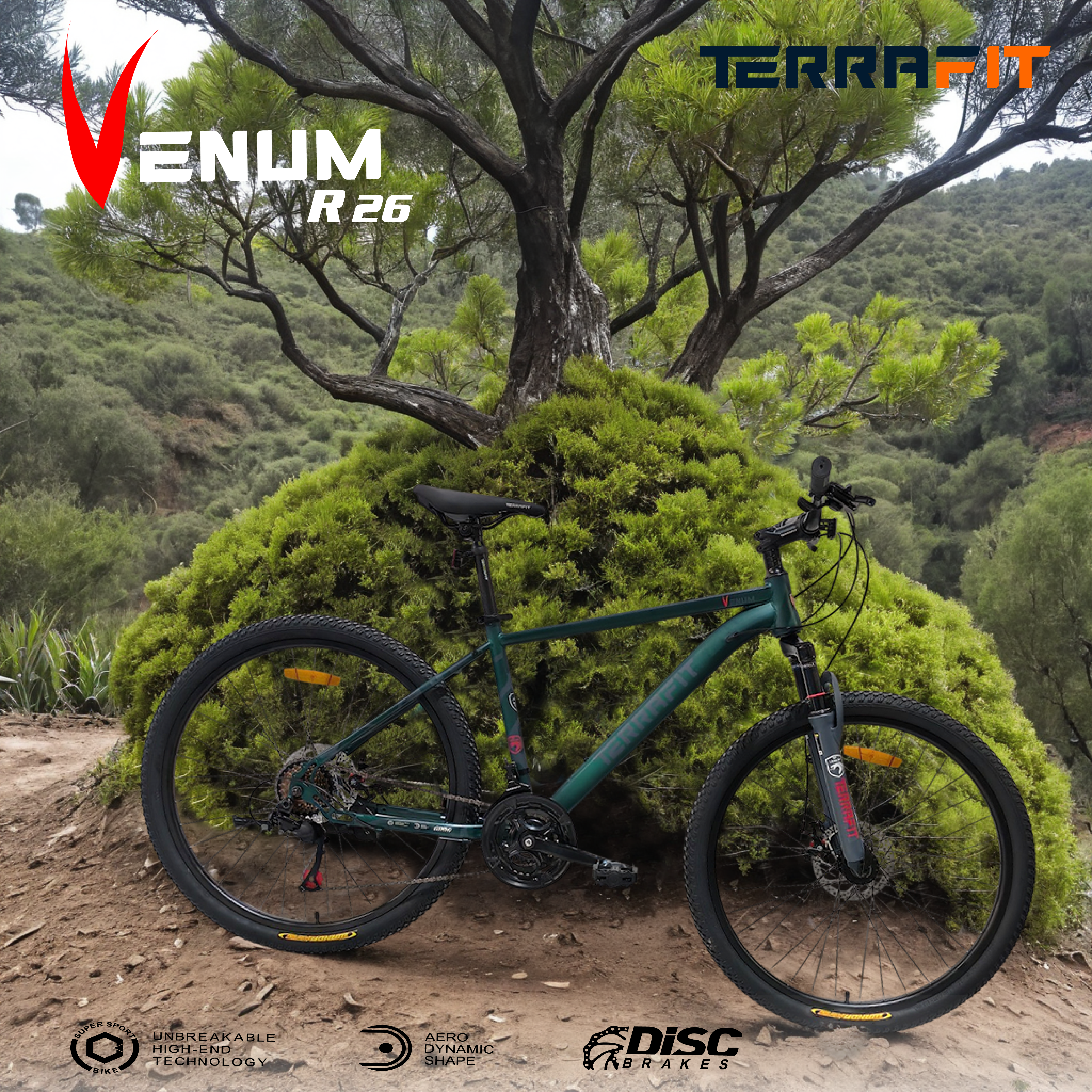 Bicicleta de Montaña Venum Rodada 26 21V