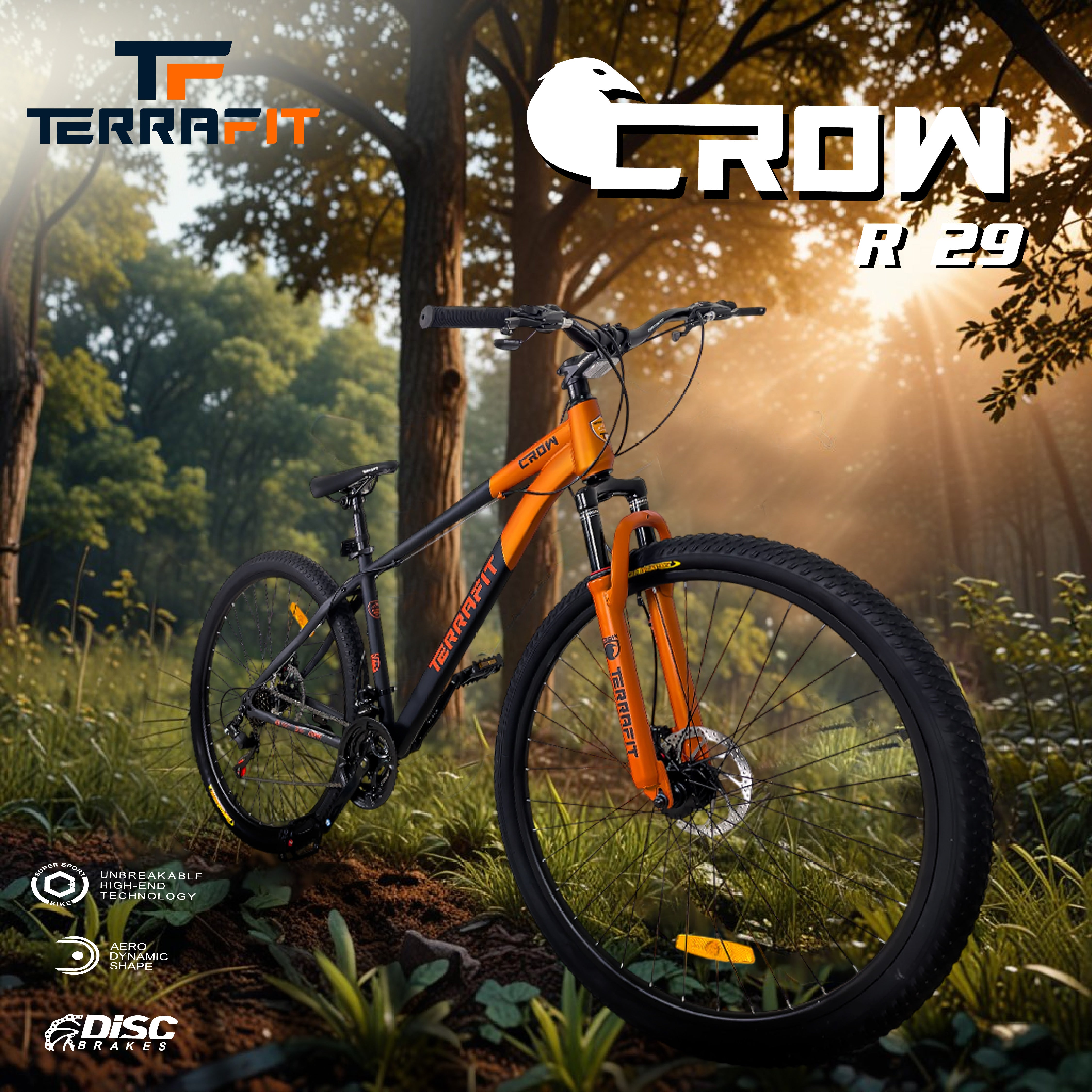 Bicicleta de Montaña CROW R29 21V Frenos de Disco Terrafit
