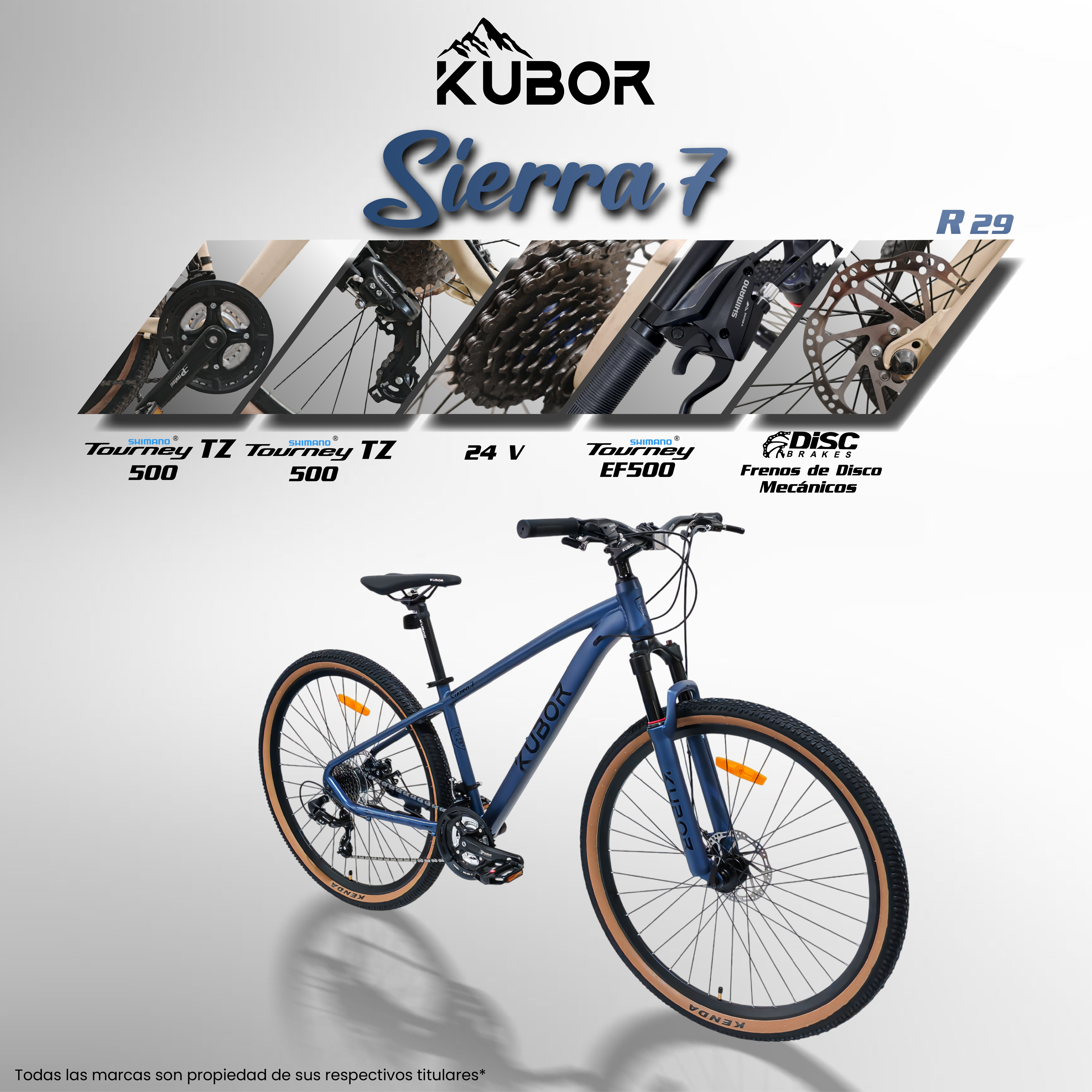 Bicicleta De Montaña Aluminio Sierra Rodada 29