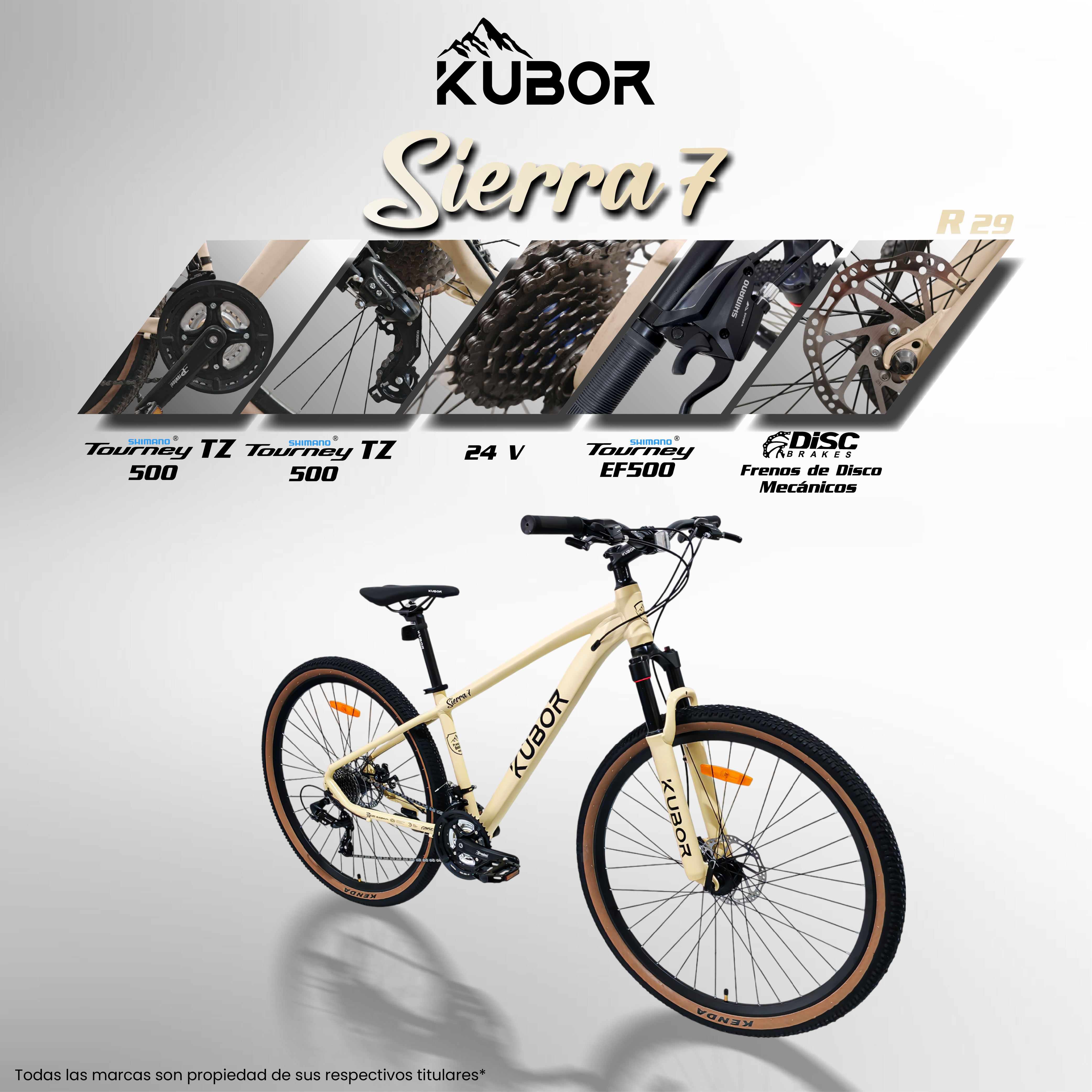 Bicicleta De Montaña Aluminio Sierra Rodada 29