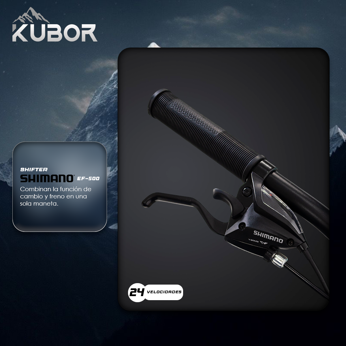 Bicicleta de Montaña Sierra R26 de 24V Kubor