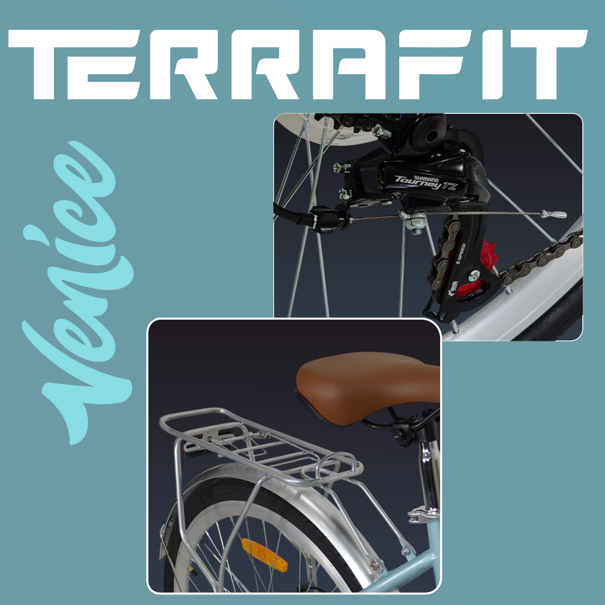 Bicicleta Vintage Venice R26 de 7V Terrafit