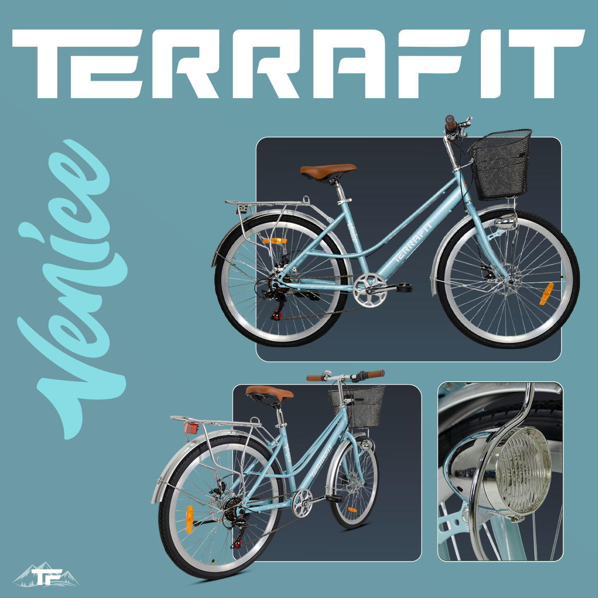 Bicicleta Vintage Venice R26 de 7V Terrafit