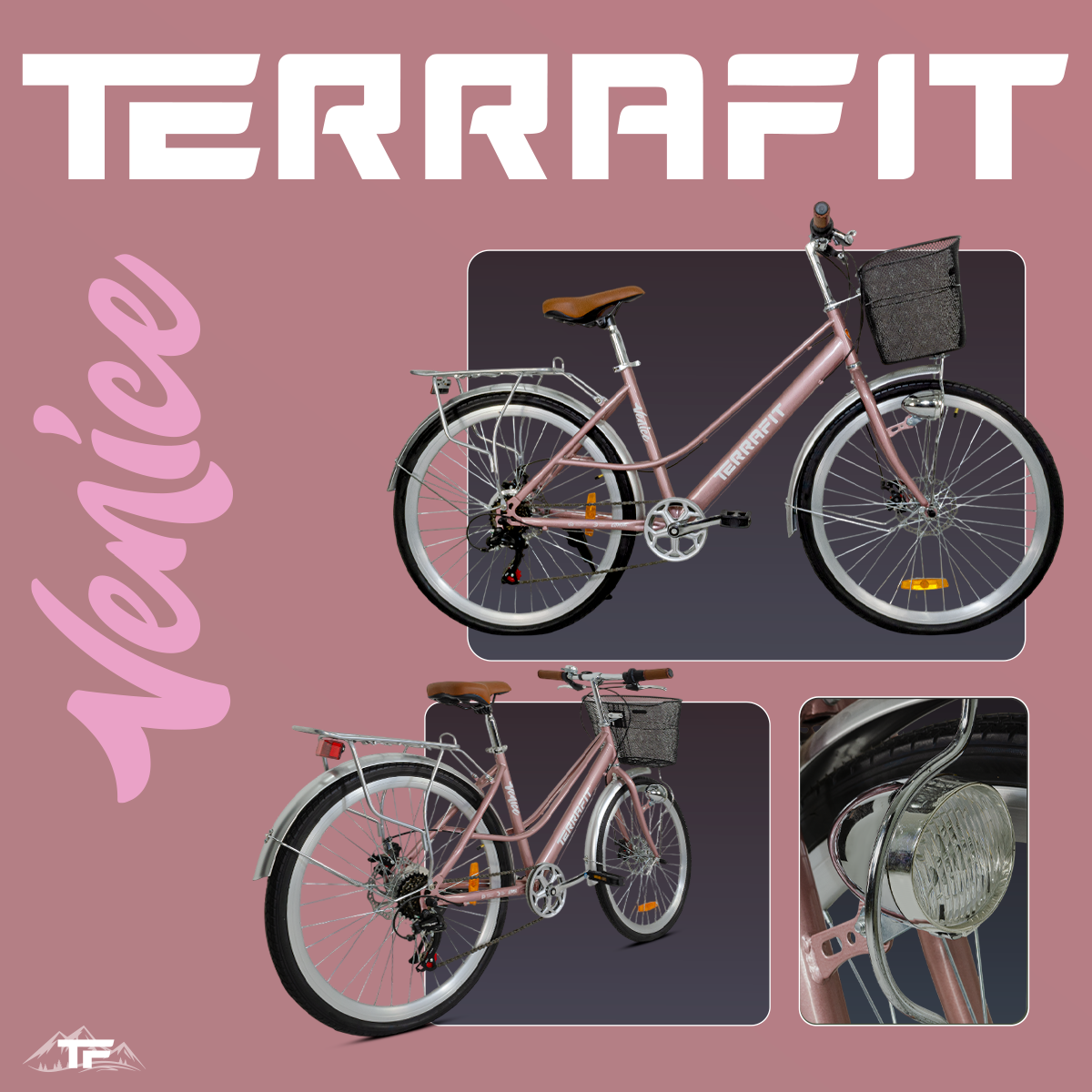 Bicicleta Vintage Venice R26 de 7V Terrafit