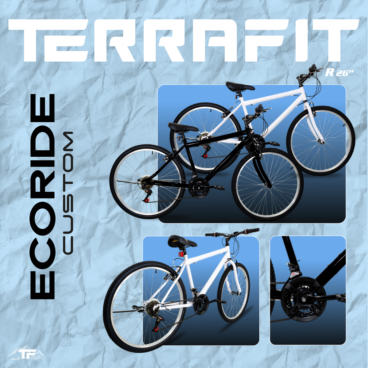 Bicicleta Urbana Ecoride Hombre R26 21V Terrafit